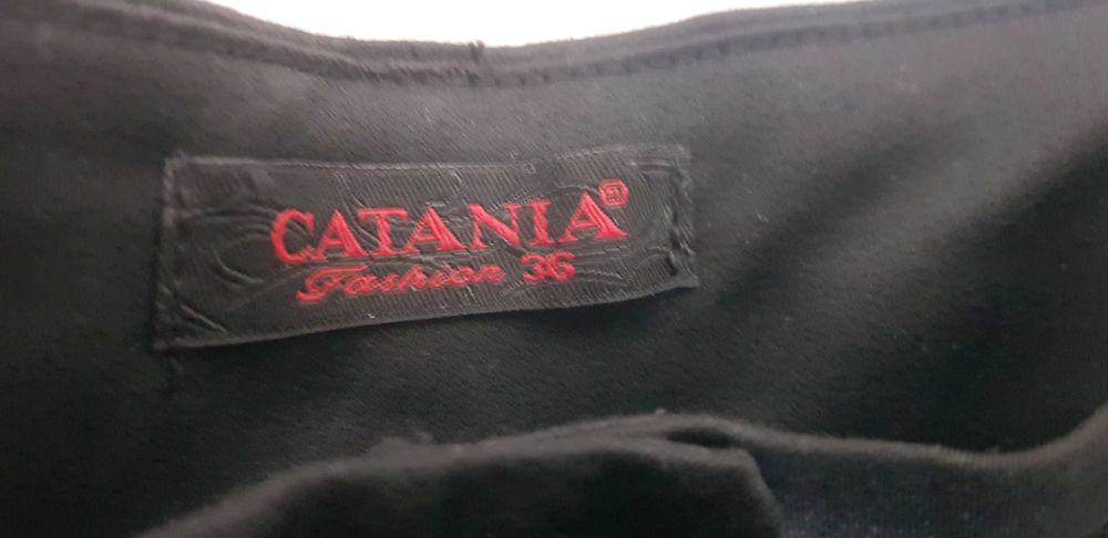 Черен пола-панталон