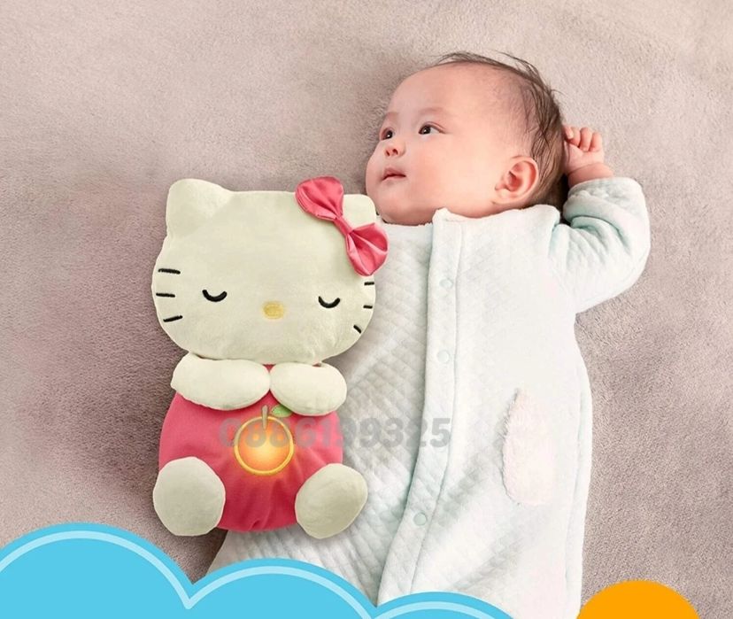 Плюшена дишаща играчка Стич/ Кити/ Видра с музика и светлина