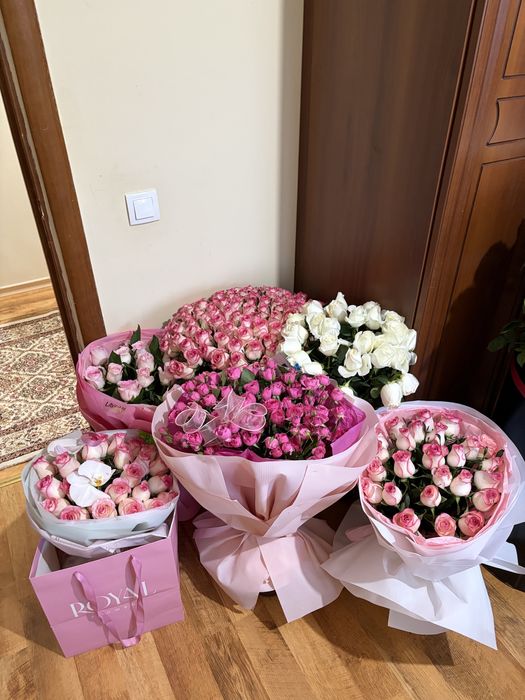 Цветы розы свежие
