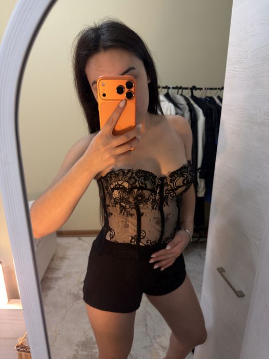 двойка корсет с шортами