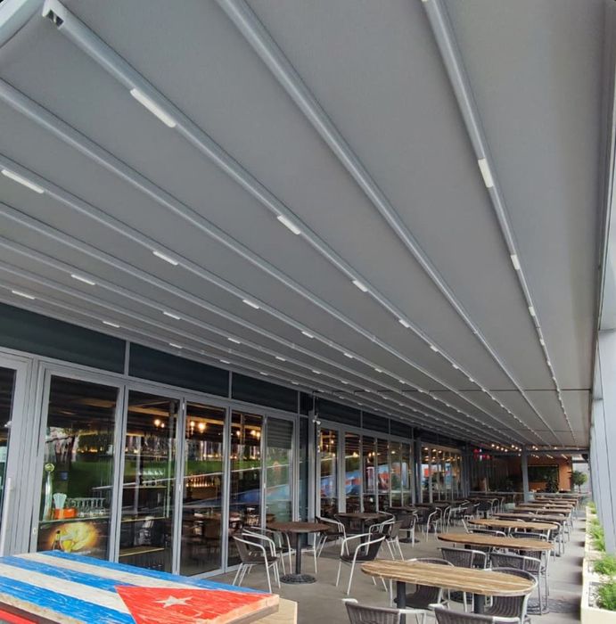 Перлога (навес) для террасы.