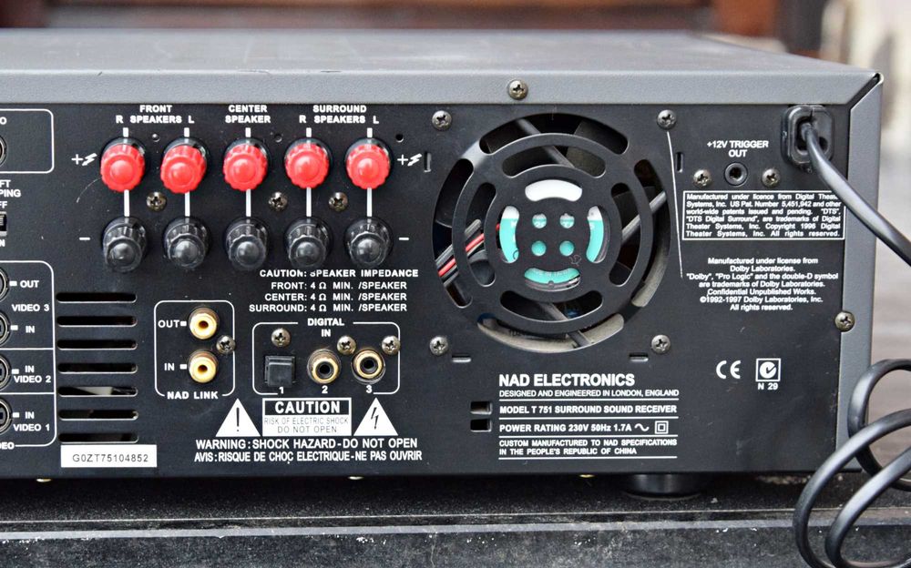 Amplificator 5.1 NAD T 751, AV Receiver