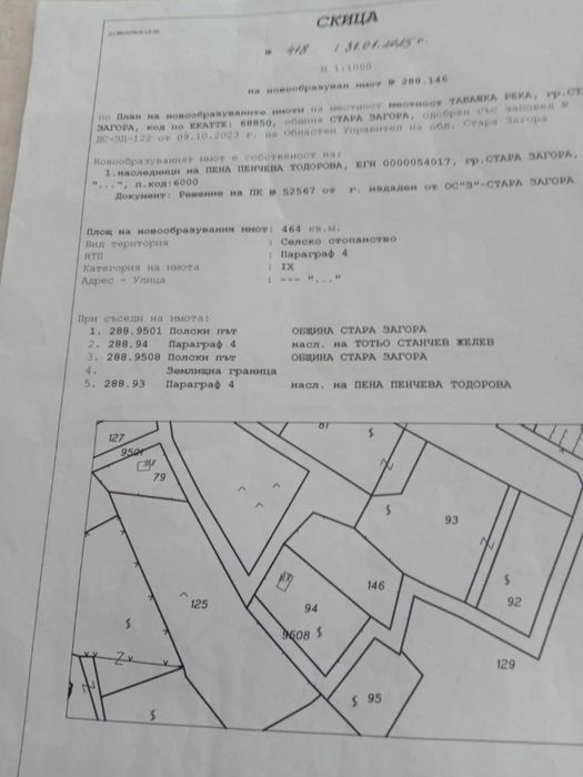 Продава се Земеделски имот в Стара Загора, Загорка -  кв.м за 6 €/дка - Снимка #1