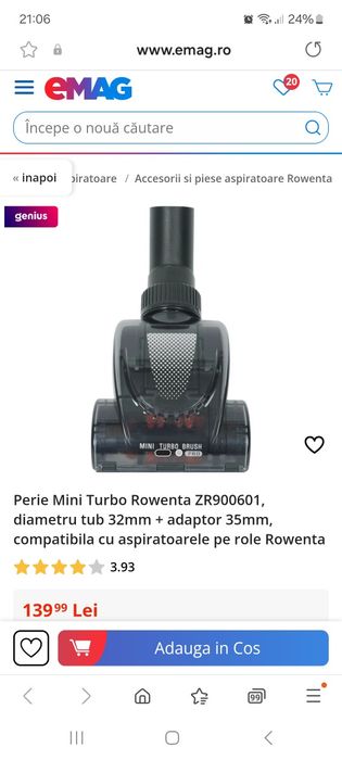 Perie mini turbo