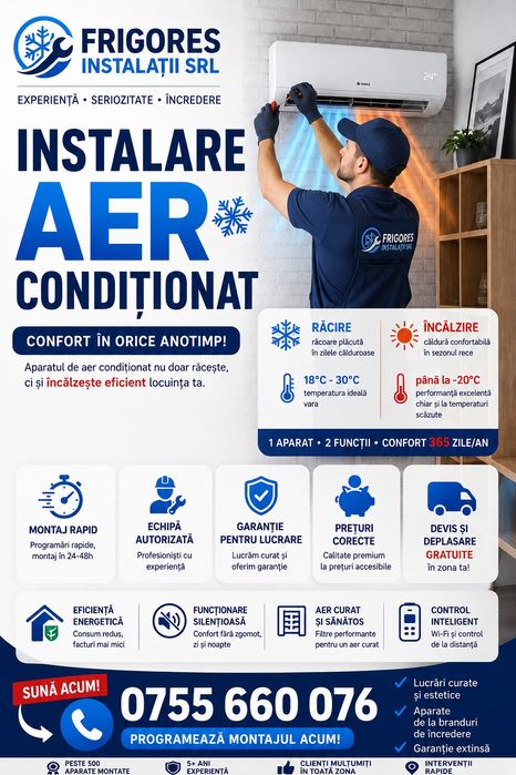 Montaj/ Mentenanta Aer Conditionat