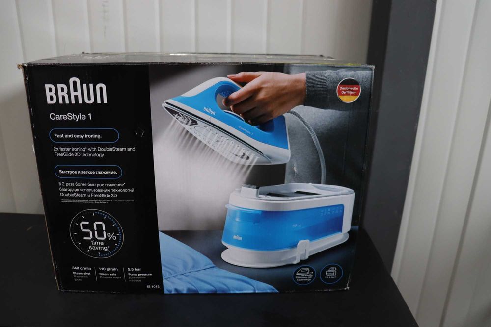 Парогенератор Braun CareStyle 1 IS102BL, 2200W, 5.5 бара, 1,5L