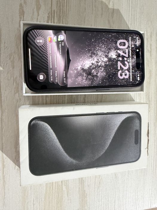 IPhone 15 pro, 256 гб, емкость 99%