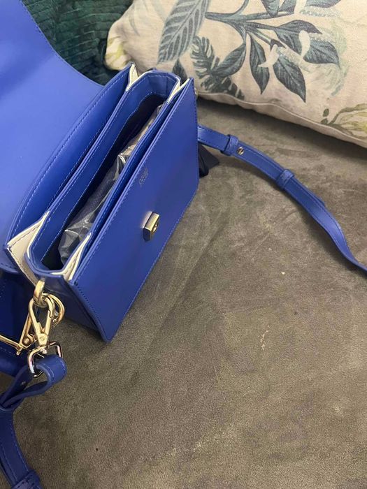 Чанта Cavalli Class bag Milano Royal blue/black