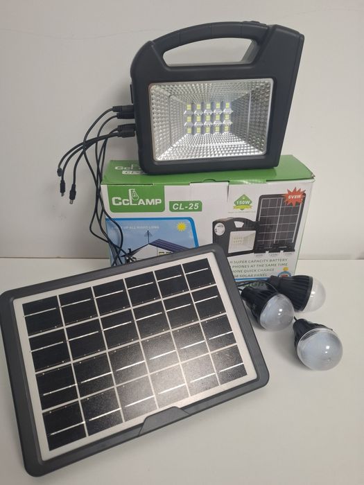 Kit solar CCLamp CL-25( sursa pana curent)(charge 2 USB)