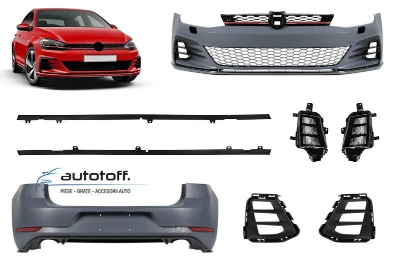 Pachet exterior compatibil VW Golf 7 Hatchback (12-19) GTI 7.5 Design