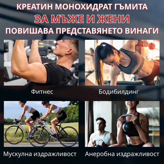 Creatine Gummies Креатин желирани бонбони