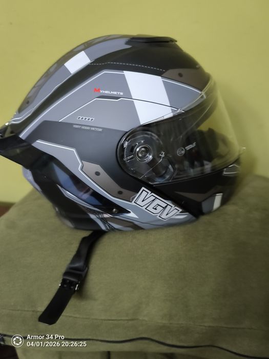 Cască moto  /atv /biciclete cu camera, ochelari mărimea M