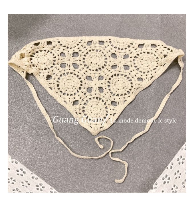 Косынка вязанная