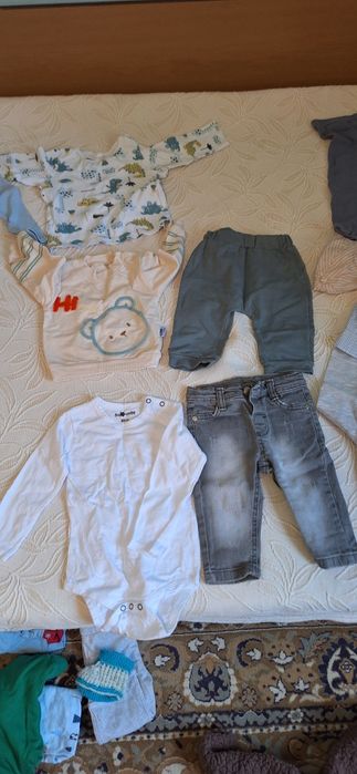 Лот Бебешки дрехи 0-12 месеца момче