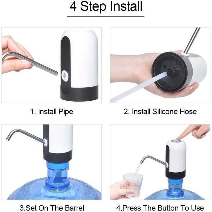 Pompa electrica de apa acumulator reincarcabil USB pentru acasa birou