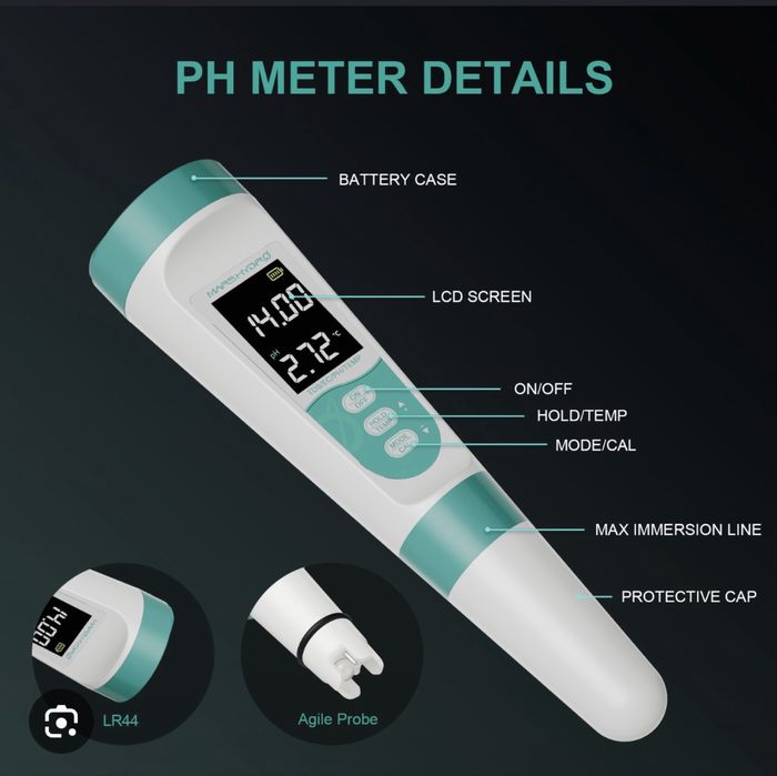 MARS HYDRO (РН,TEMP,TDS,ES) - ph Метр (4 в 1)