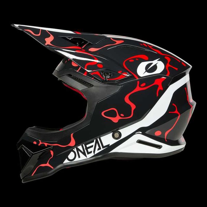 Мото Крос Каска O'NEAL 1Series Splash BLACK/RED V.26