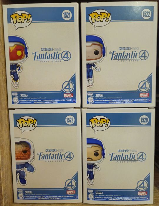 Funko Pop фигурки Fantastic Four: First Steps