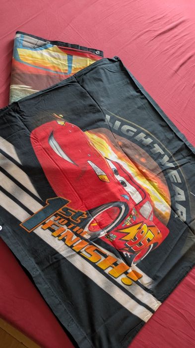 Lenjerie pat cars Mcqueen