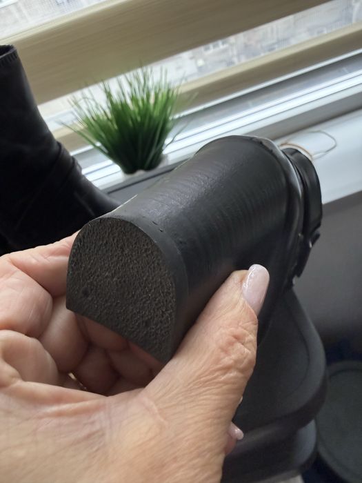 Ghete negre piele naturala mar 36