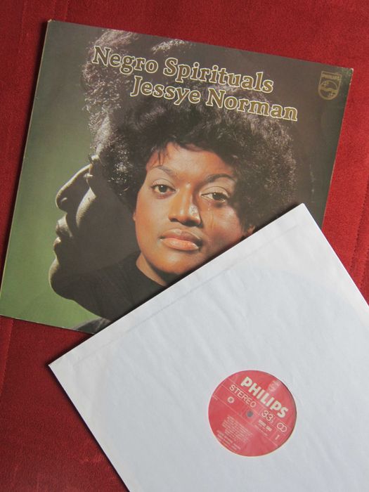 rar vinil Jessye Norman ‎-Negro Spirituals - 1979 Olanda impecabil