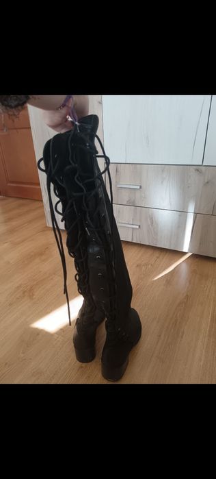 Ботуши чизми в черно