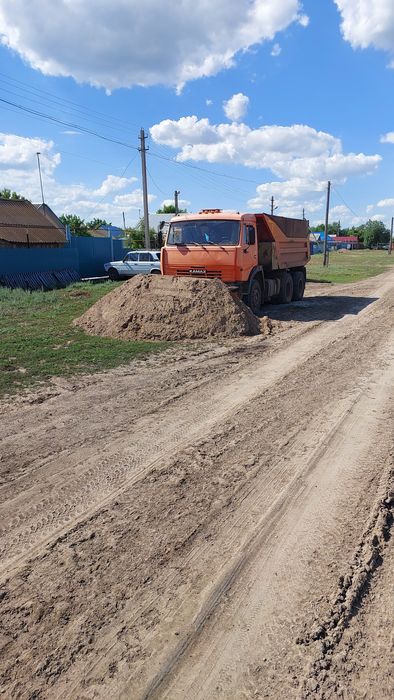 Подстепное Камаз Доставка ПГС(песок)15тонн