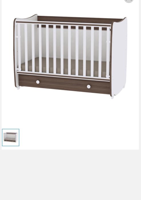 Pătuț, balansoar bebeluși, cu sertare și saltea