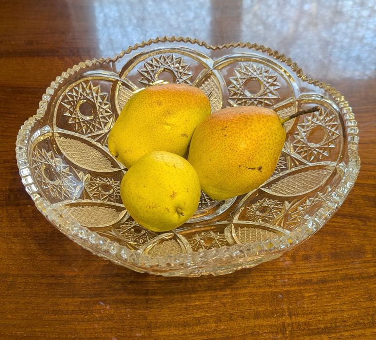 Салатница-конфетница хрустальная