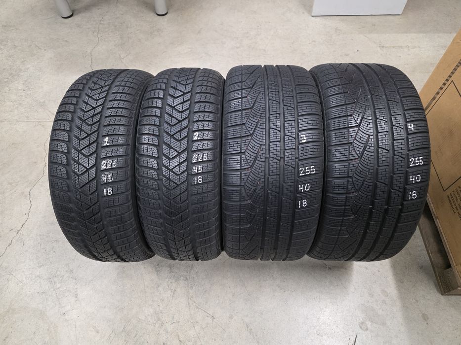 255/40/18 & 225/45/18 PIRELLI WINTER Неразличими от НОВИ-DEMO