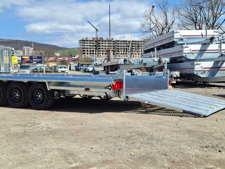 НОВО ремарке за строителна техника Vlemmix MT480 3500kg (3x1800kg)