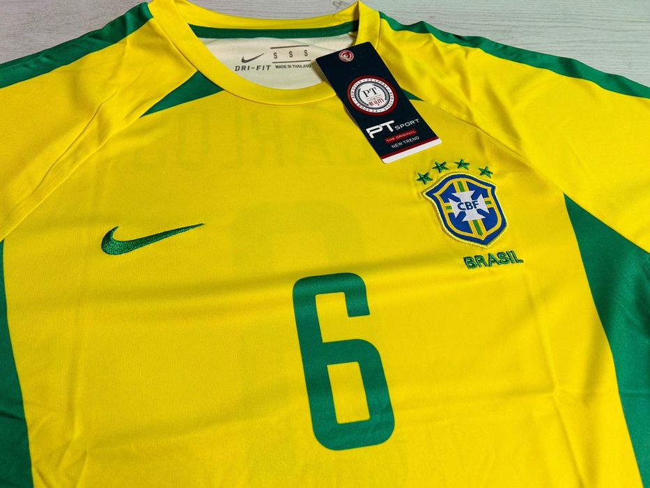 Tricou Brazilia roberto Carlos 6 World Cup 2002