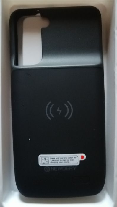 Samsung S21  защитен калъф с интегрирана батерия и Qi