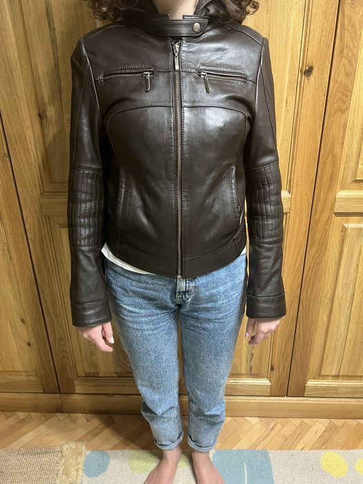 Дамско кожено яке