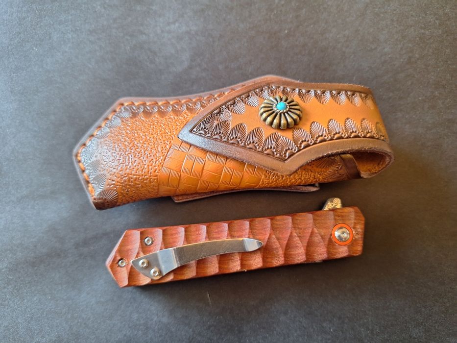 Сгъваем нож от дамаска стомана VG10-танто острие