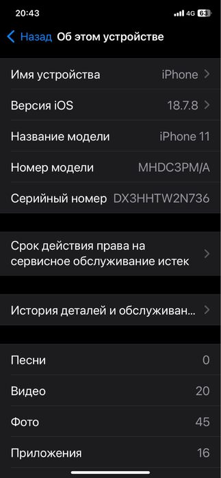 iPhone 11 оригинал 64G