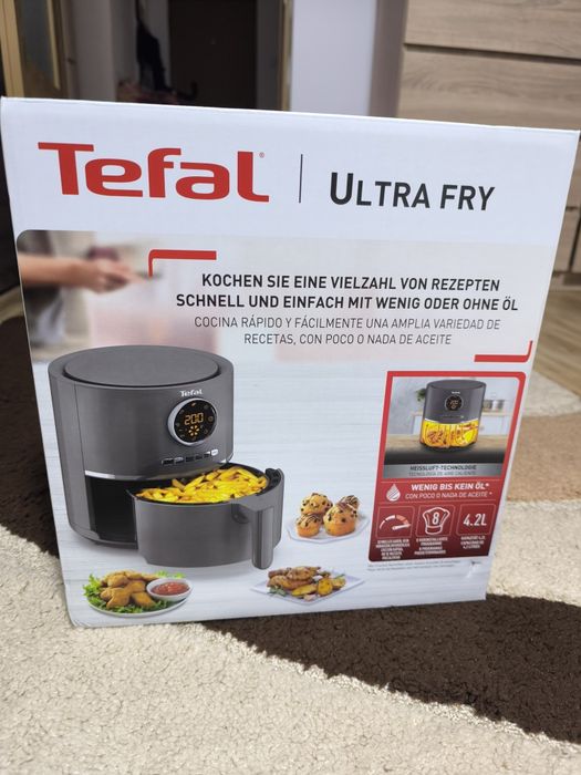 Friteuza cu aer cald Tefal Ultra Fry Digital, capacitate 4.2L