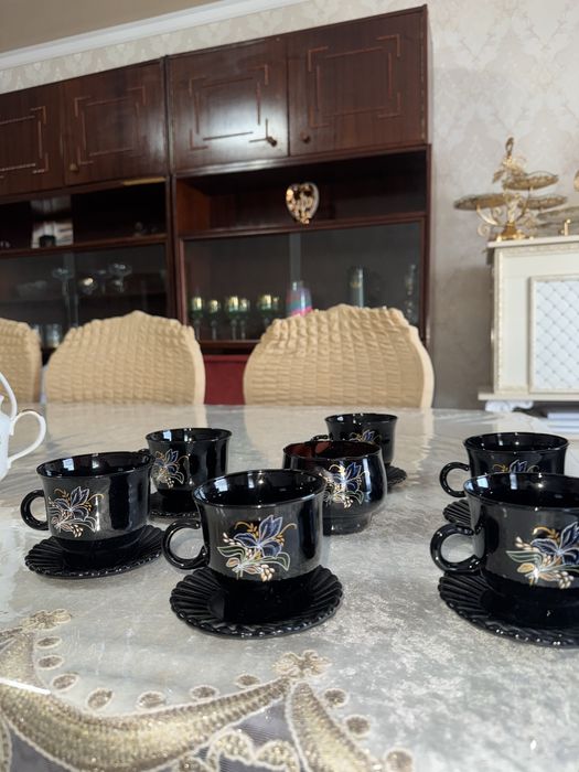 Форфорный Чайный набор стаканов