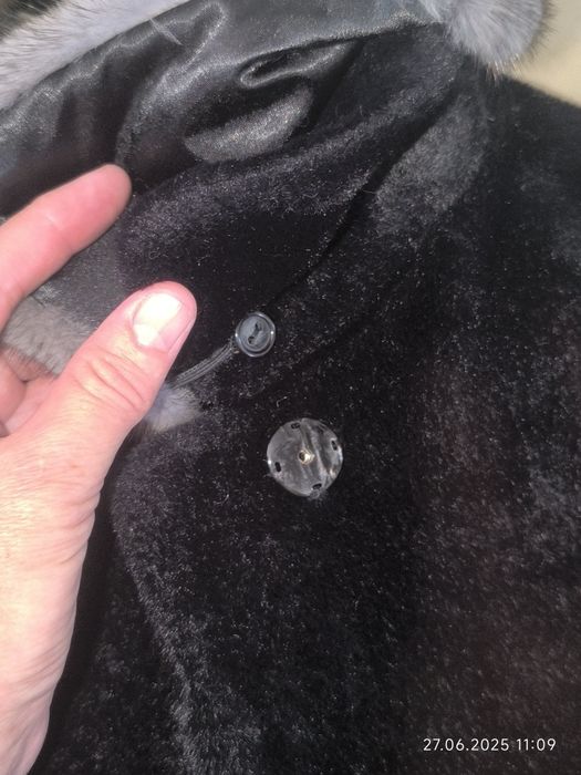 Шуба из натуральной ламы