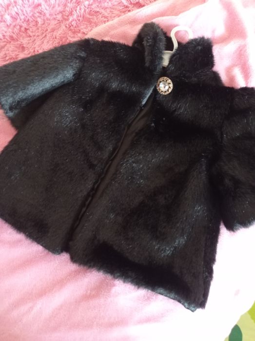 Детский норковый полушубок