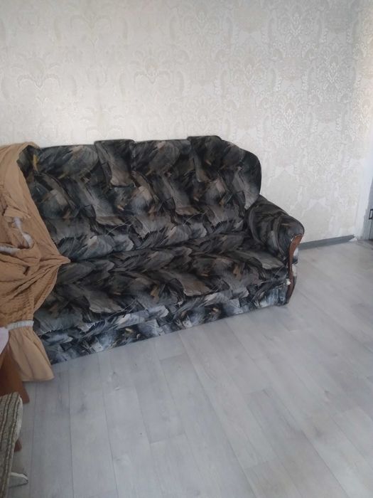 Диван велюр и кресло