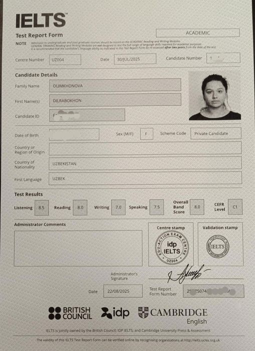 Ingliz tili IELTS, IGCSE Economics, Business Studies, A level Business
