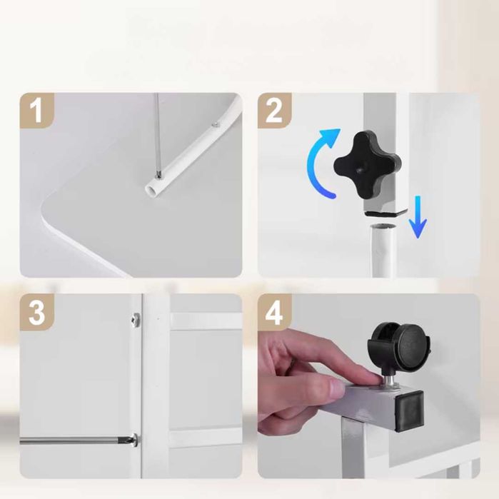 Ергономично Бюро  80 х 40 см. с регулируема височина