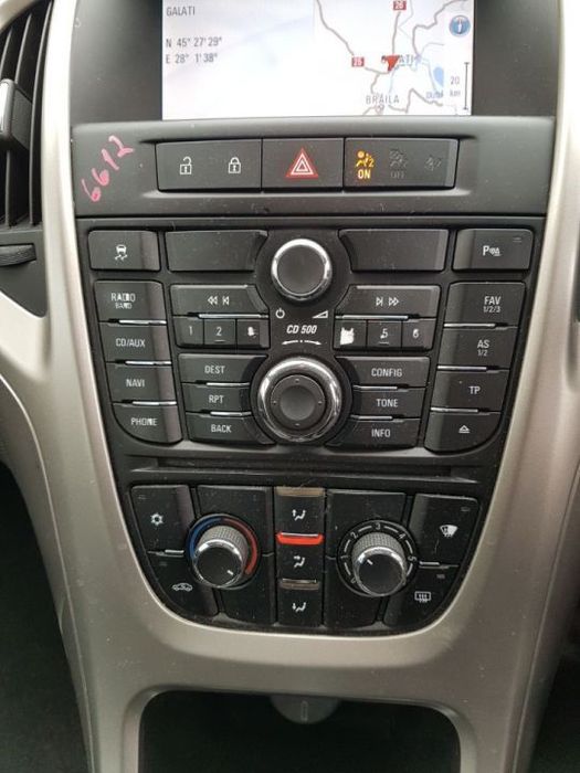 Radio CD Player cu Navigatie GPS CD500 Opel Astra J 2009 - 2015