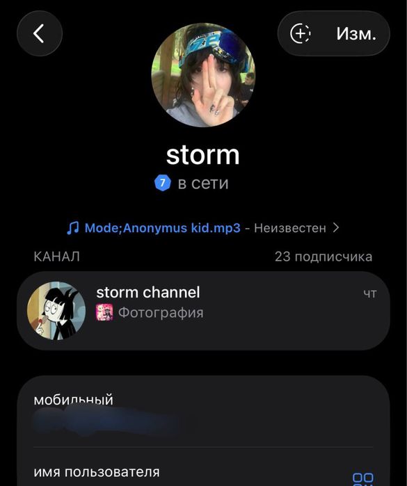 аккаунт в телеграм