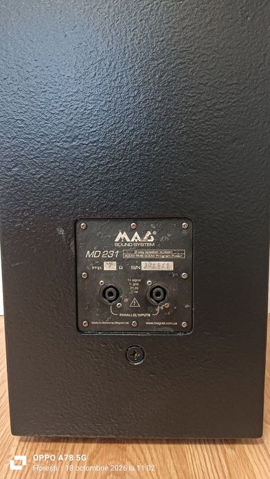 Boxă MAG MD 231 12" 8ohm   400 w rms