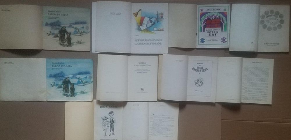 Carti vechi copii Iarna pe ulita Baba Iarna Srmilda Morcoveata Urechea