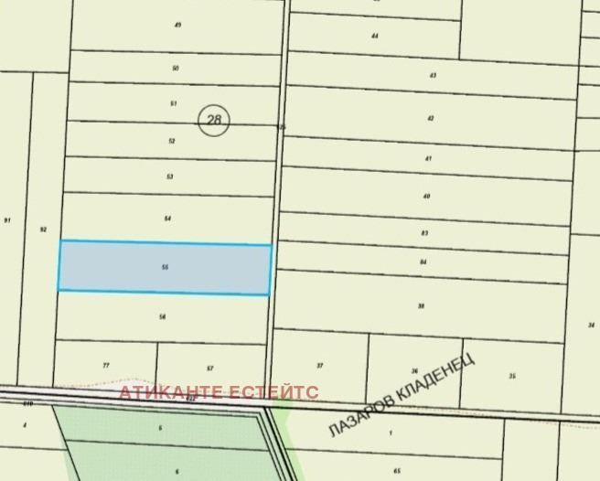 Парцел в София, област-с.Петърч площ 6911 цена 35000