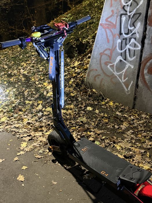 Kukirin g4 frane hidraulice 4 pistone de 1000 lei cu placute de 400