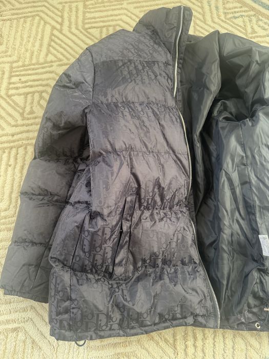 Dior Oblique Down Jacket Navy Blue